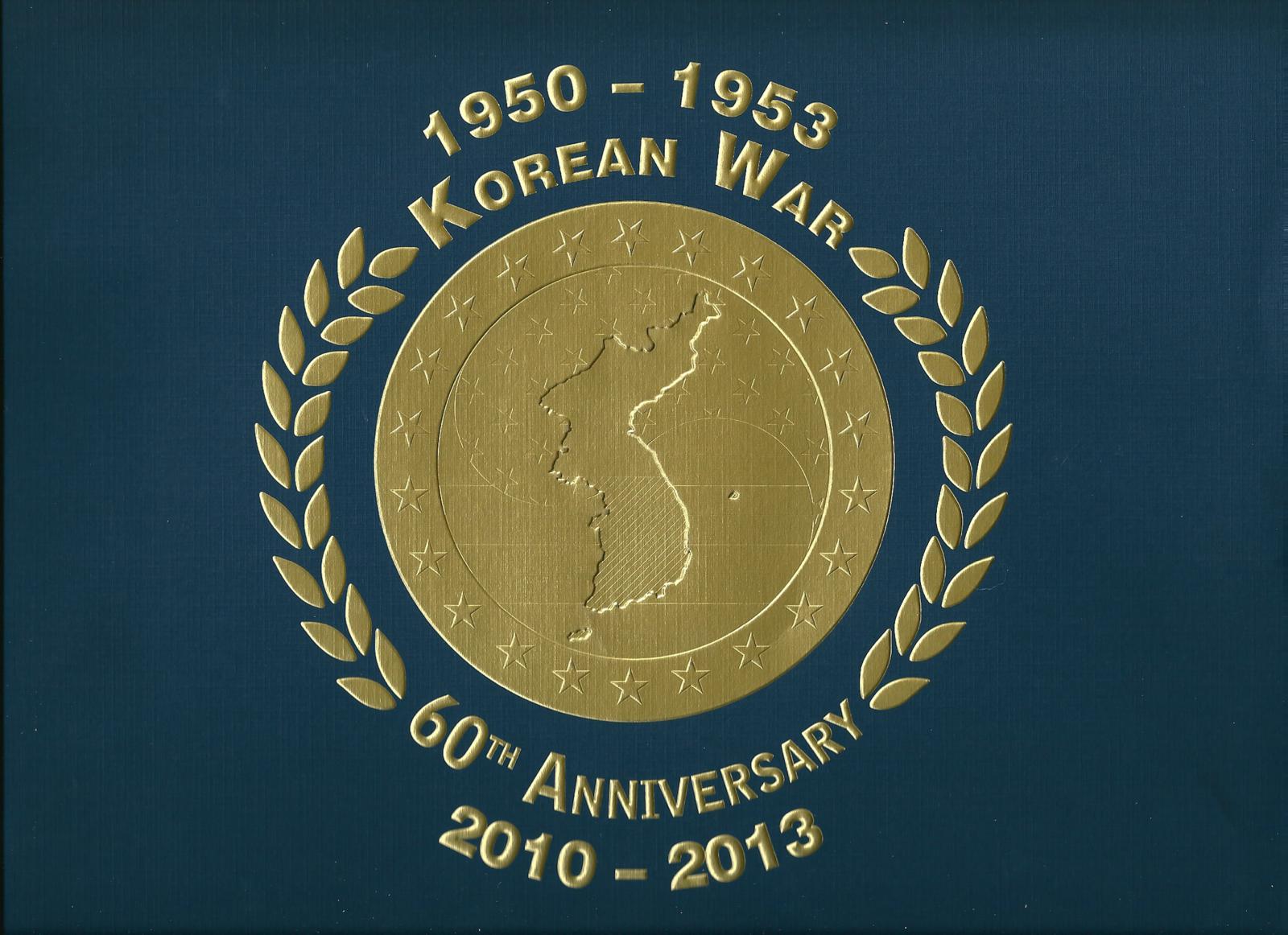 certificate korea war map hoesje